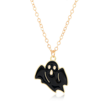Halloween Women Cute Vintage Monster Necklace Pendant