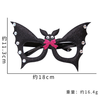 Décoration de fête d'Halloween avec des lunettes en plastique