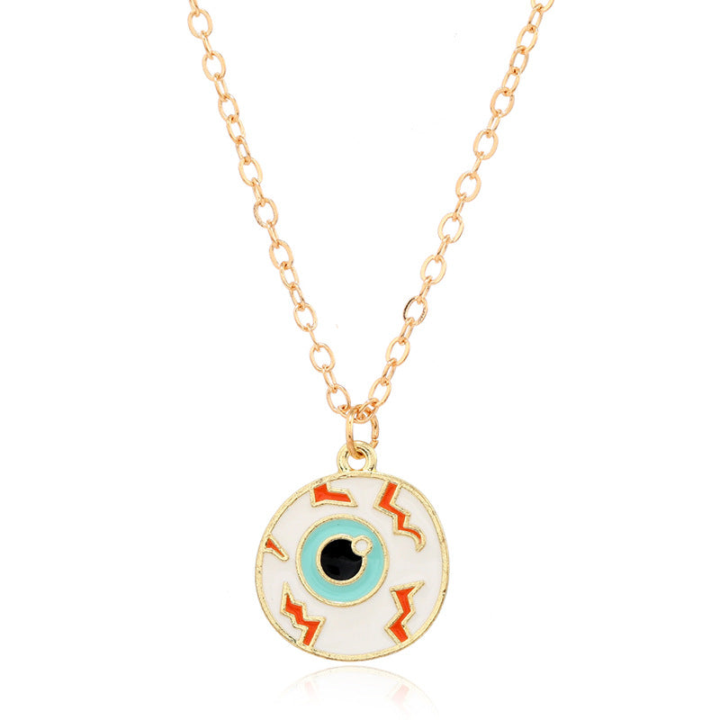 Halloween Women Cute Vintage Monster Necklace Pendant