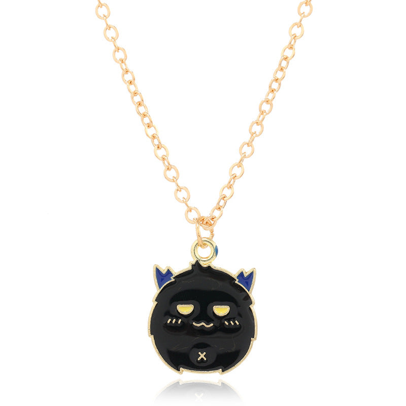 Halloween Women Cute Vintage Monster Necklace Pendant