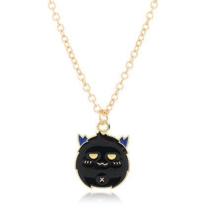 Halloween Women Cute Vintage Monster Necklace Pendant