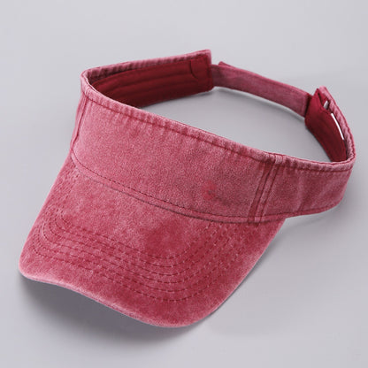Chapeau de protection solaire respirant en coton denim décontracté pour homme