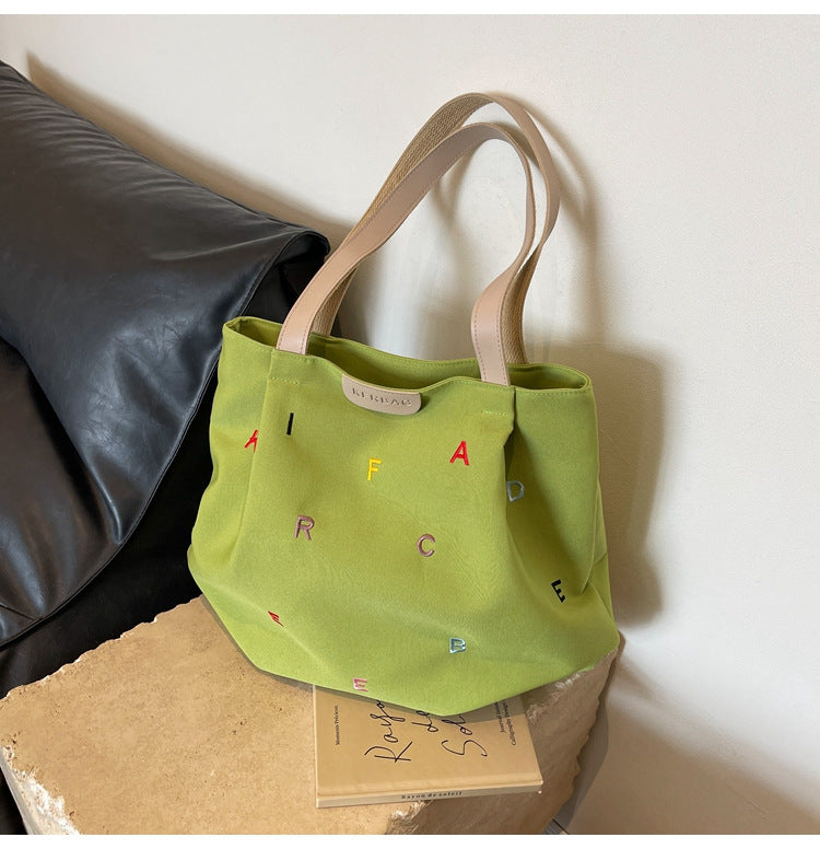 Women Fashionable Large Capacity Canvas Tote Bag