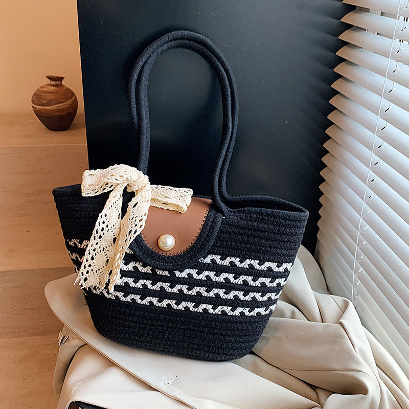 Women Summer Beach Large Capacity Woven Tote Bag