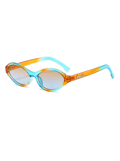 Gafas de sol ovaladas con montura pequeña personalizadas retro