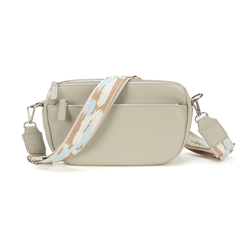 Women Casual Fashion Saddle Bag in PU Leather