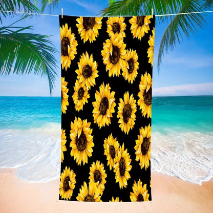 Toalla de playa con estampado gráfico de mal de ojo