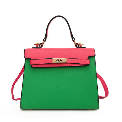 Sac à main élégant et coloré de grande capacité en PU Kelly Bag