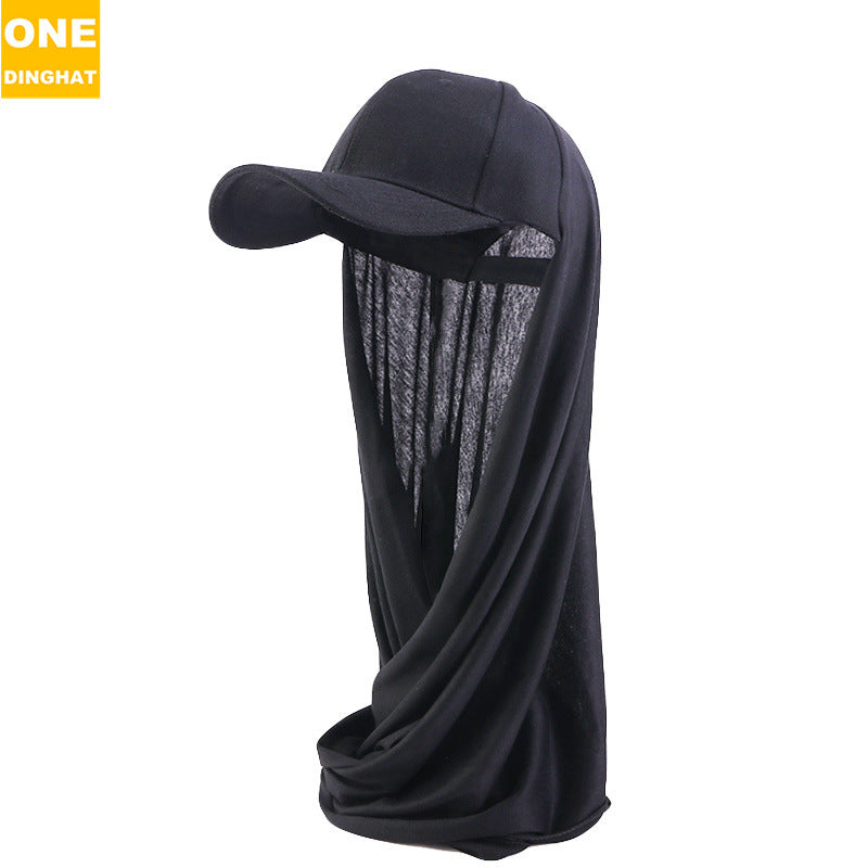 Casquette et écharpe pare-soleil une pièce tendance pour femme