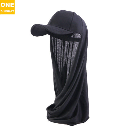 Casquette et écharpe pare-soleil une pièce tendance pour femme