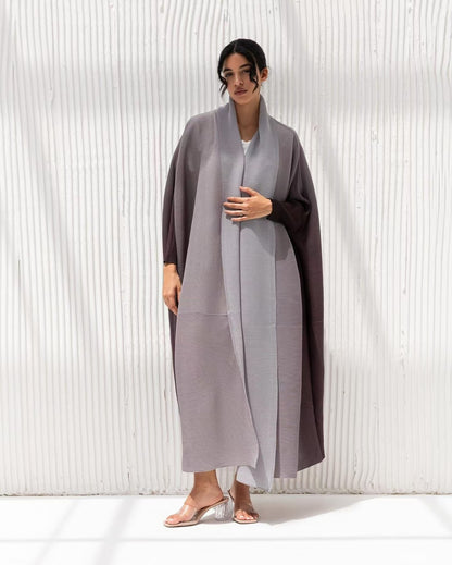 Women Fashion Casual Gradient Long Sleeve Robe Coat