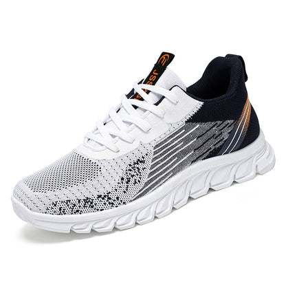 Men Fashion Casual Color Block Mesh Breathable Sneakers