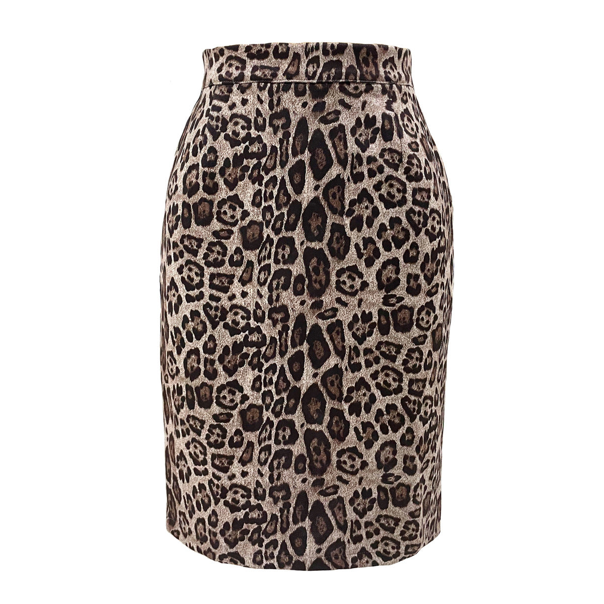 Falda sexy de ante con estampado de leopardo para mujer en varios colores