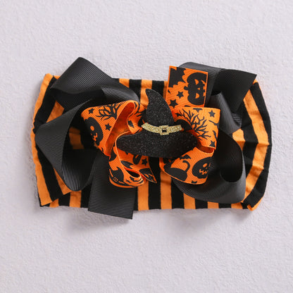 Children Kids Baby Halloween Cartoon Pumpkin Headband
