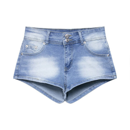 Women Fashion Sexy Low Waist Denim Shorts
