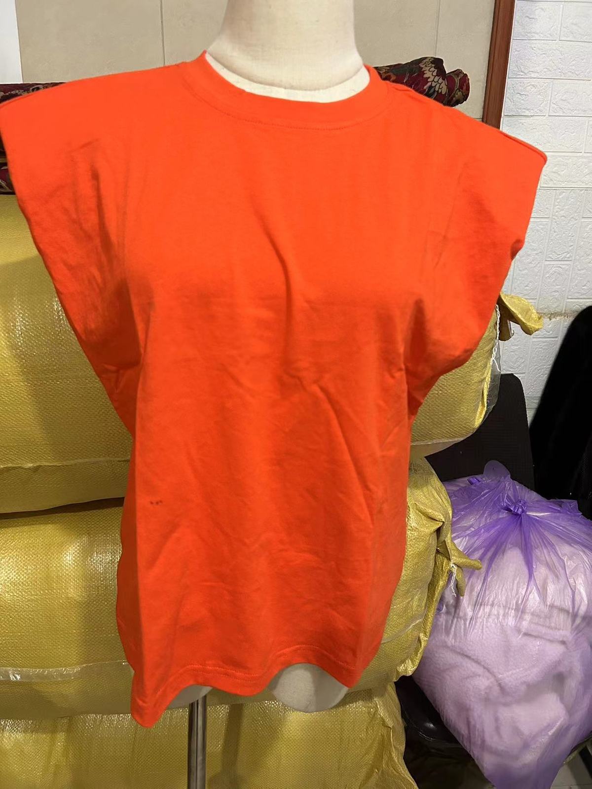 T-shirt décontracté à manches courtes pour femme, couleur unie, à la mode