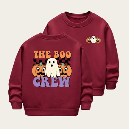 Kids Toddler Boys Girls Halloween Cartoon Fleece Sweatshirts