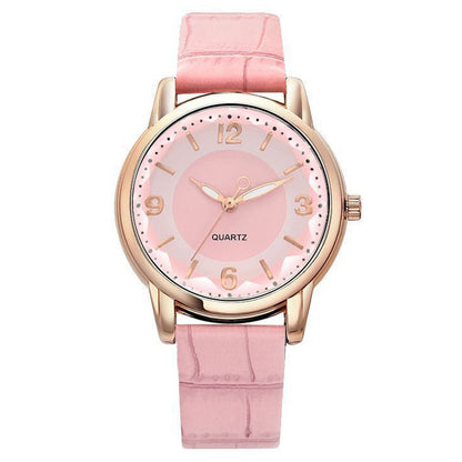 Women Fashion Solid Color Simple Quartz Watch