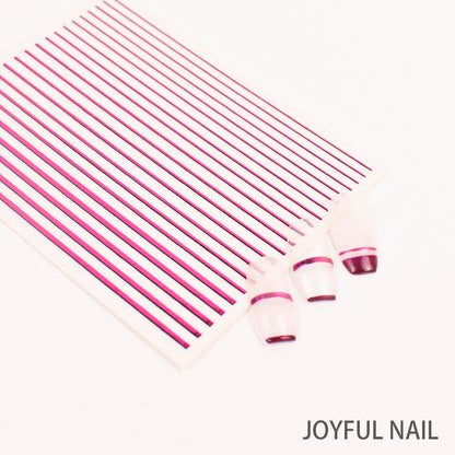 Autocollant de ligne de manucure Nail Art
