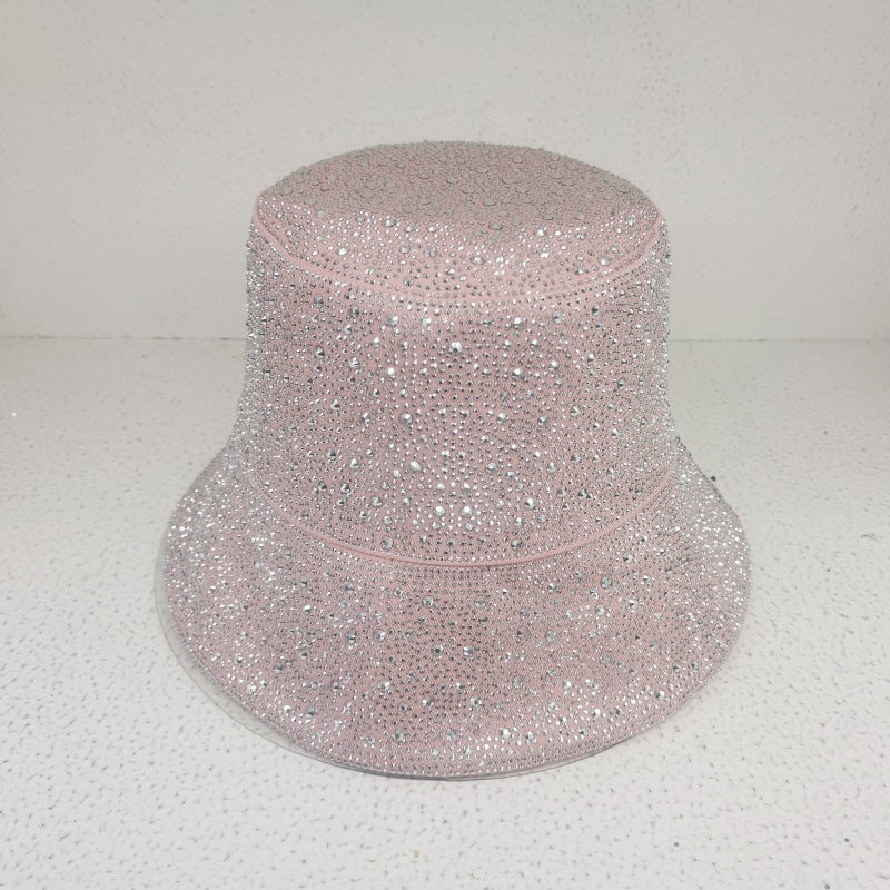 Gipsophila Flash Rhinestone Fashion Casual Bucket Hat