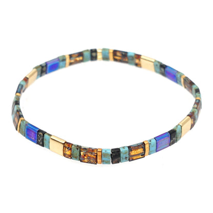 Women Casual Bohemian Handmade Beaded Woven Bracelet