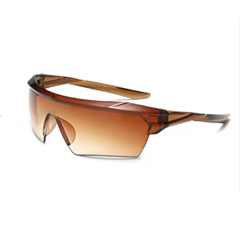 Y2K Half-Frame Sunglasses in Trendy Colors