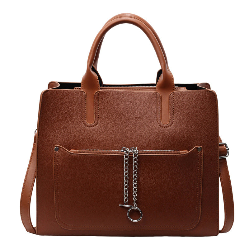 Commuting Casual Large Capacity Contrast Color Tote