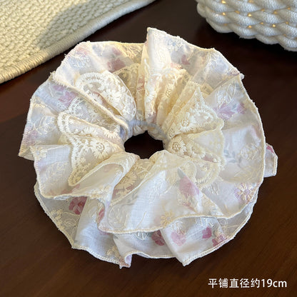 Coletero de encaje con estampado floral para mujer