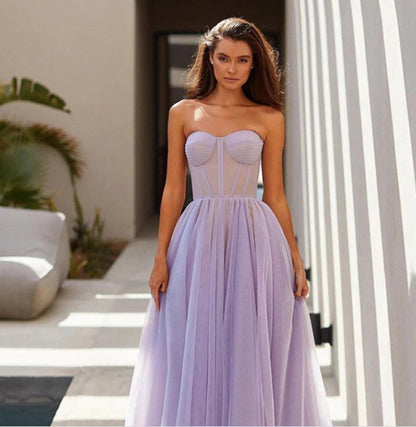 Vestido de fiesta elegante de encaje tubo midi para mujer