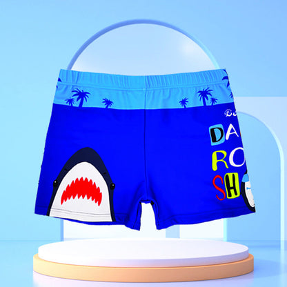Bañador de secado rápido con estampado de dibujos animados para niños