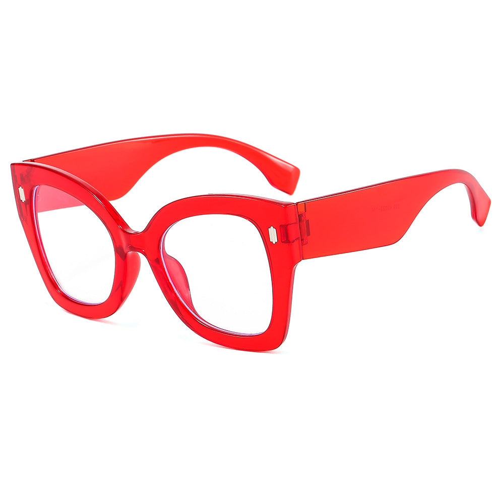 Lunettes vintage unisexes en forme d'œil de chat