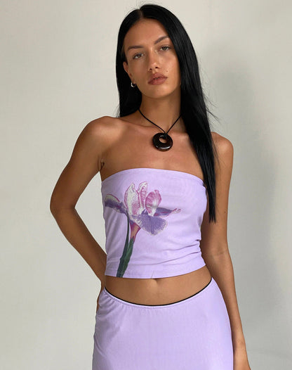Summer Fashion Women Y2K Floral Printed Tube Top