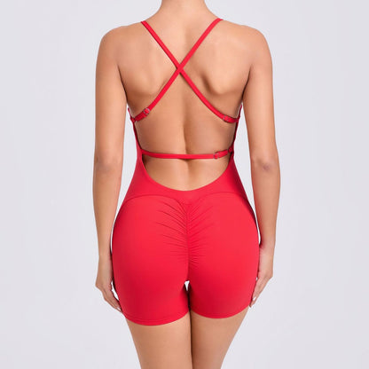 Women‚Äôs Hip-Lifting Fitness Backless Running Tights