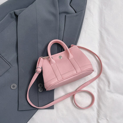 Fashion Simple Solid Color Handbag