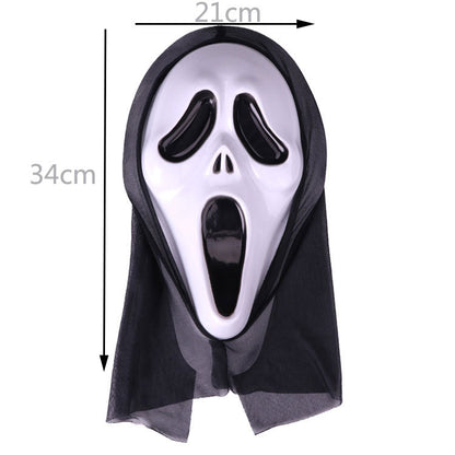 Halloween Masquerade Horror Mask Plastic Terror Style