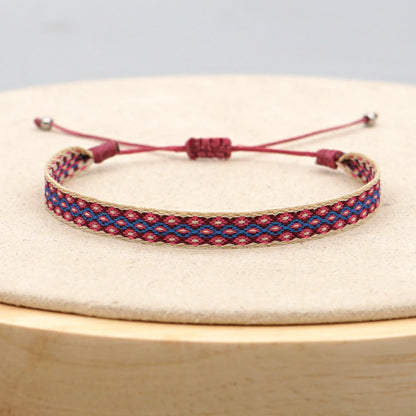 Bohemian Ethnic Ribbon Handwoven Bracelet