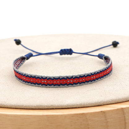 Bohemian Ethnic Ribbon Handwoven Bracelet