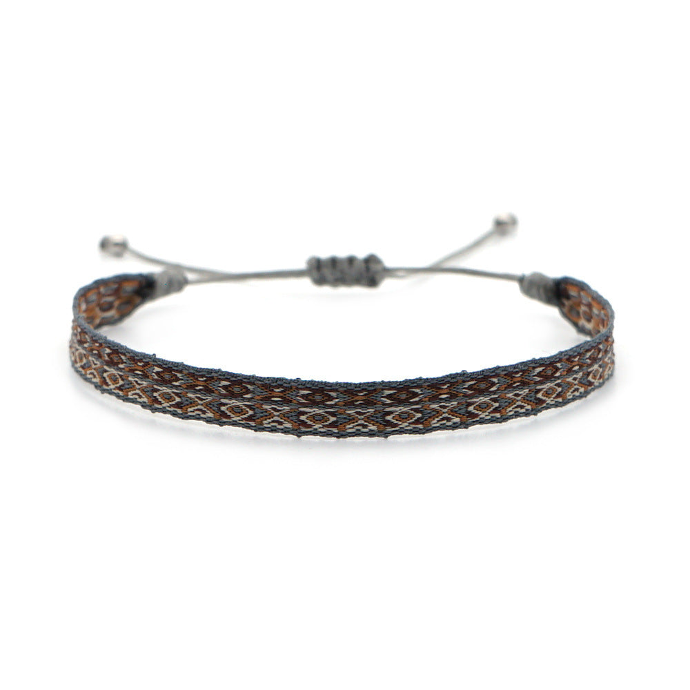 Bohemian Ethnic Ribbon Handwoven Bracelet