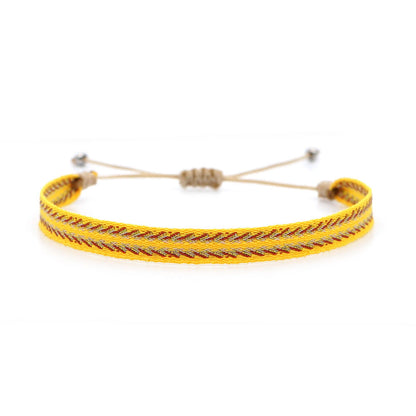 Bohemian Ethnic Ribbon Handwoven Bracelet