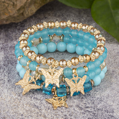 Bohemian Style Multi-Layer Wooden Beaded Bracelet