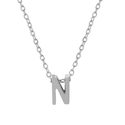 Collar con colgante de alfabeto simple a la moda para mujer