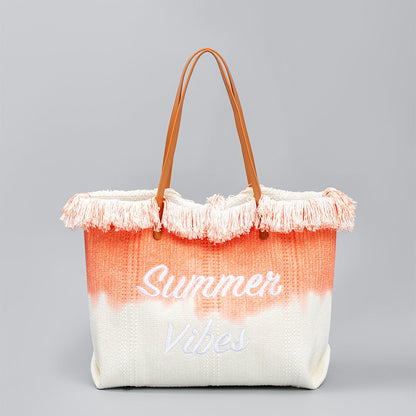 Sac fourre-tout brodé style bohème décontracté pour les fêtes