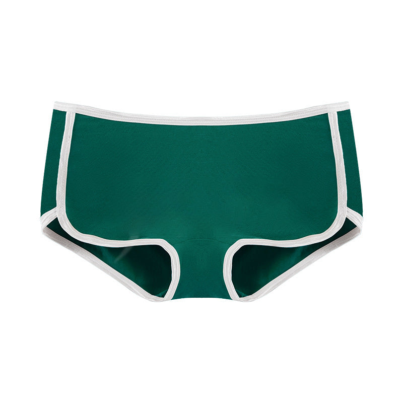 Pantalones cortos deportivos informales de algodón con bloques de colores y transpirables para mujer