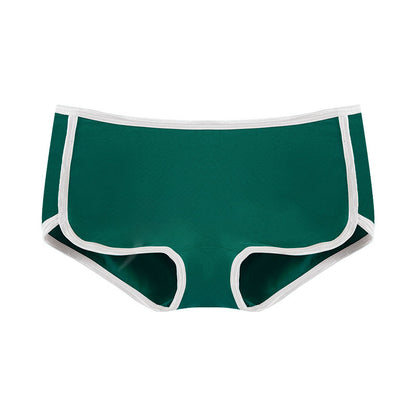 Pantalones cortos deportivos informales de algodón con bloques de colores y transpirables para mujer
