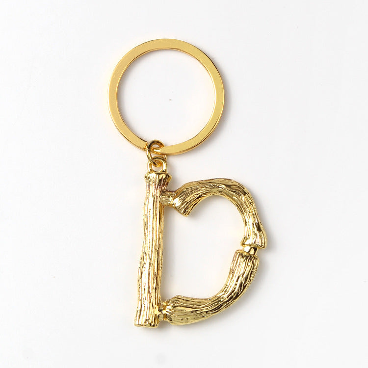 Fashion Creative Alphabet Keychain