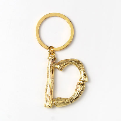 Fashion Creative Alphabet Keychain