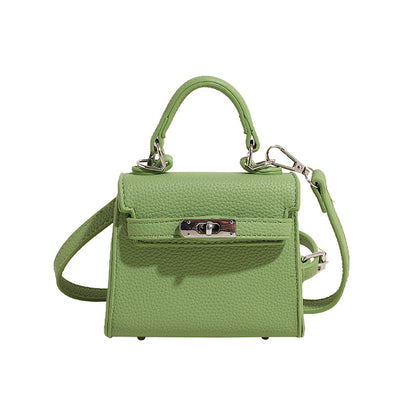 Mini bolso bandolera de moda de color liso