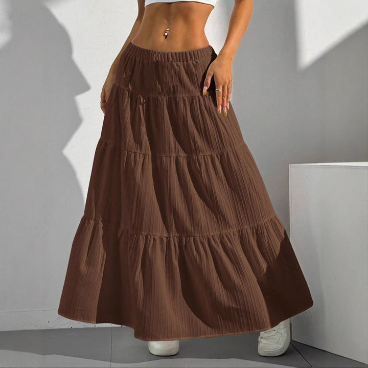 White Pleated Skirt