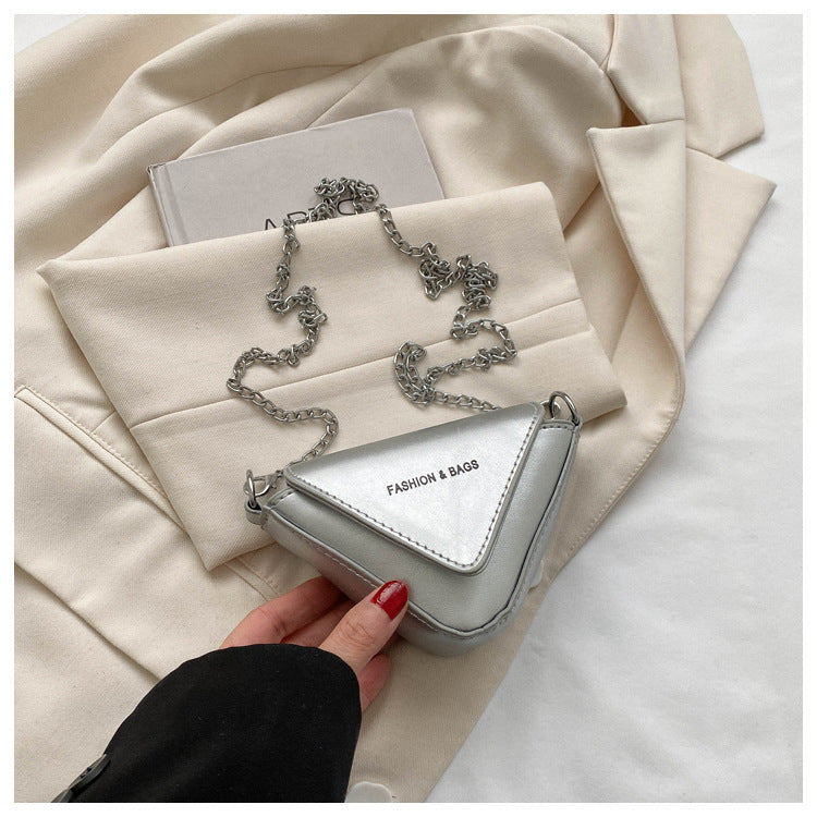 Bolso bandolera informal de PU de color sólido a la moda para mujer