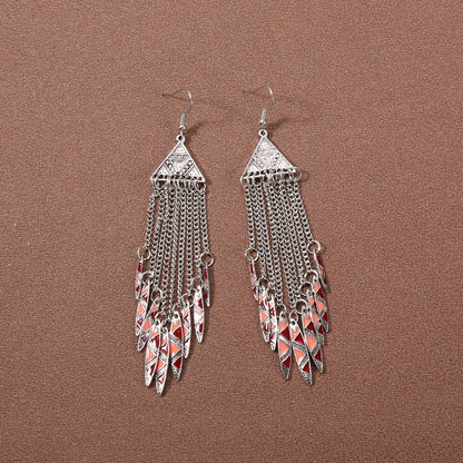 Bohemian Ethnic Style Retro Tassel Earrings
